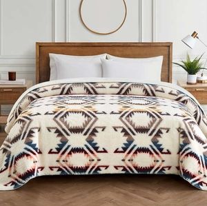 *new* PENDLETON Blanket - Sherpa Fleece - QUEEN throw